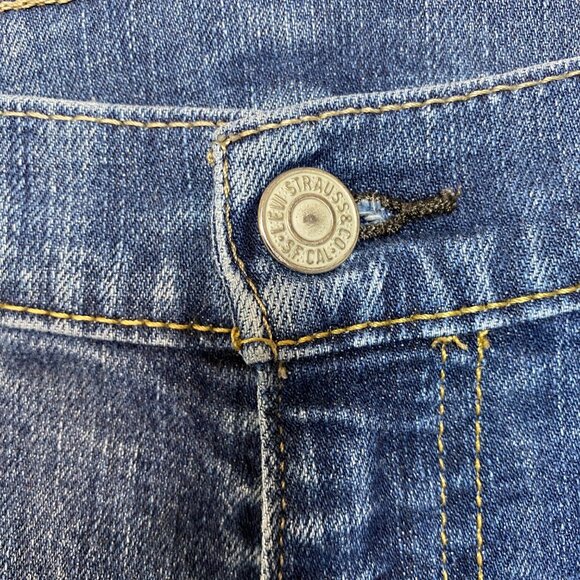 Vintage Levis 557 Jeans Mens W30 L30 Straight Fit  Blue Denim - Picture 3 of 11